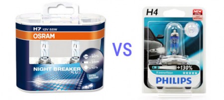 Какие автолампы лучше Osram или Philips