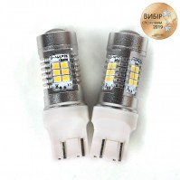 Светодиодные лед лампочки W21/5W T20 Carlamp 4G-Series (4G21/7443)