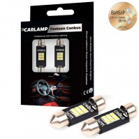 Светодиодные лед лампочки T11 250Lm 36мм софитка Carlamp Canbus (SJ-K6-36мм)