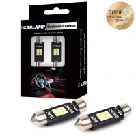 Светодиодные лед лампочки T11 250Lm 39мм софитка Carlamp Canbus (SJ-K6-39мм)