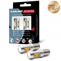 Светодиодные лед лампочки PY21W BA15S Carlamp 4G-Series (4G21/1156Y)