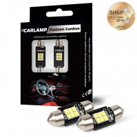 Светодиодные лед лампочки T11 250Lm 31мм софитка Carlamp Canbus (SJ-K6-31мм)