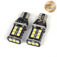 Светодиодные лед лампочки W16W T15 465Lm 9-16V Carlamp 3G-Series