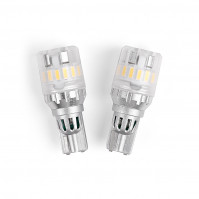 Светодиодные лед лампочки T15W 18PCS 450Lm 9-18V Carlamp 2 шт (2FT18-T15)