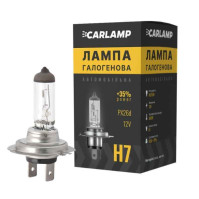 Лампа галогенная H7 12V Carlamp +35% (CL1207)