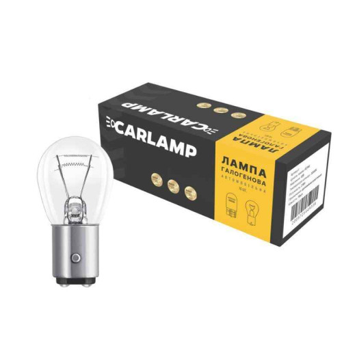 Лампы галогенные P21/4W 12V Carlamp 10шт (CL1234)