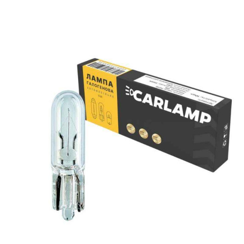 Лампы галогенные W1.2W 24V Carlamp 10шт (CL2437)