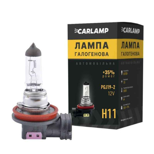 Лампа галогенная H11 12V Carlamp Power +35% (CL1211)