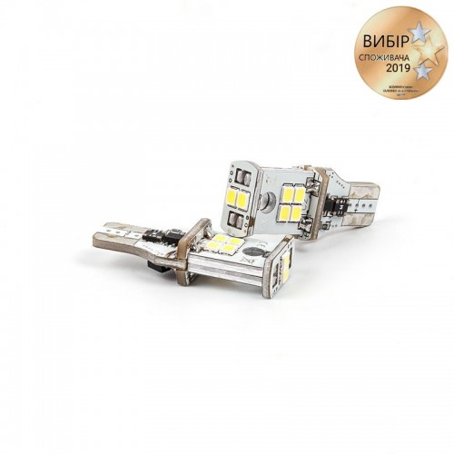 Светодиодные лед лампочки T15W 550Lm 9-16V Carlamp 3G-Series (3GS10-T15-W)