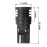 Светодиодные лед лампочки W5W T10 210Lm 12-24V Carlamp Canbus (T103020(24))